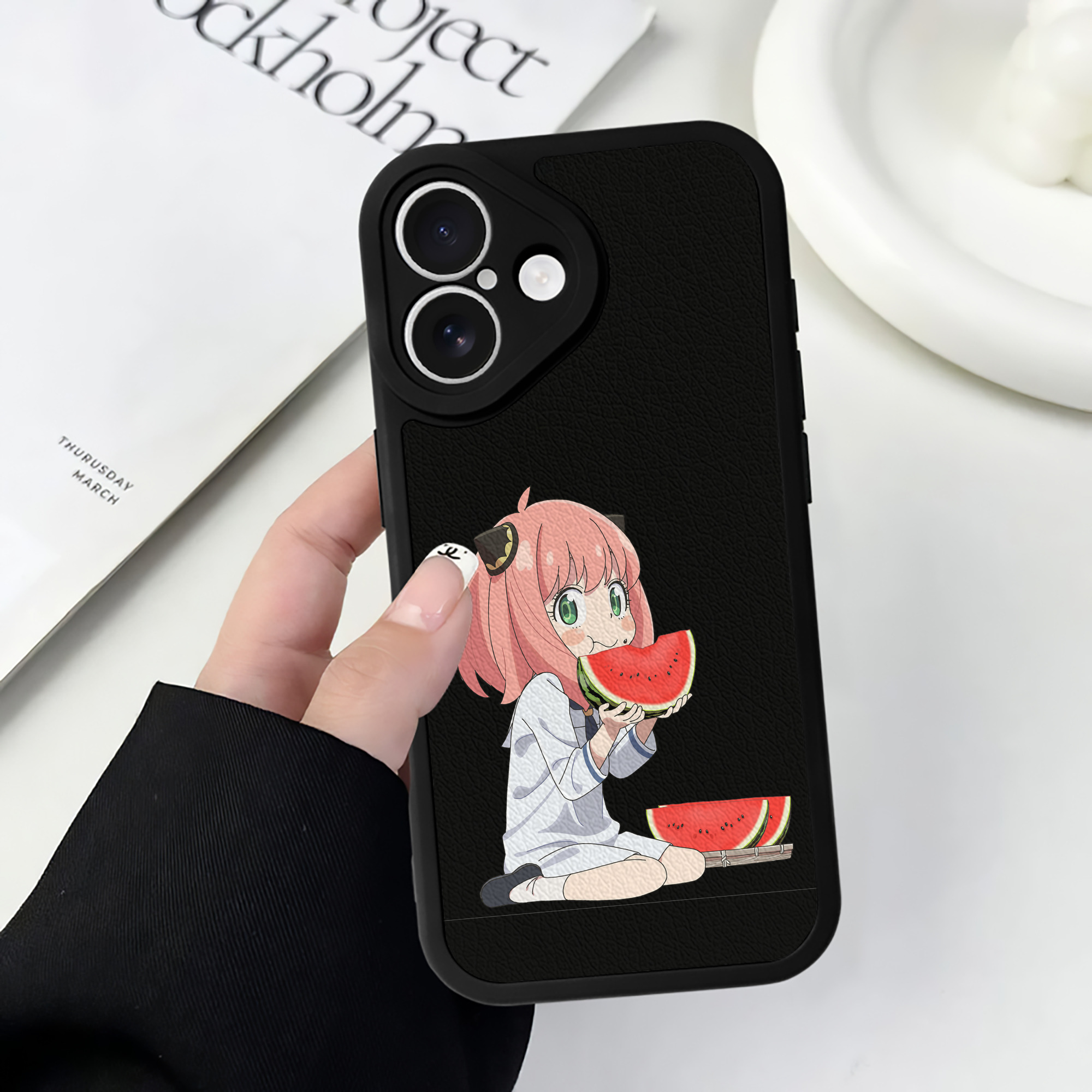 （画像用） SPY×FAMILY间谍家家酒 【iPhone 16シリーズ対応】シリコンスマホケース（レザー調） 材質：シリコン
